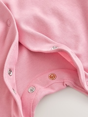 Ecru/Pink Cloud Baby Sleepsuit 7 Pack (0mths-3yrs) - Image 12 of 12