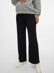 VERO MODA Black Maternity Pull On Pleat Front Wide Leg Trousers - Image 2 of 5