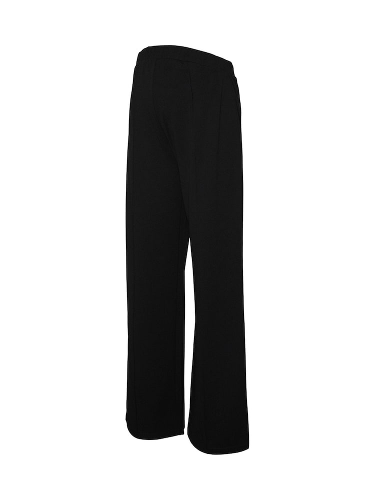 VERO MODA Black Maternity Pull On Pleat Front Wide Leg Trousers - Image 5 of 5