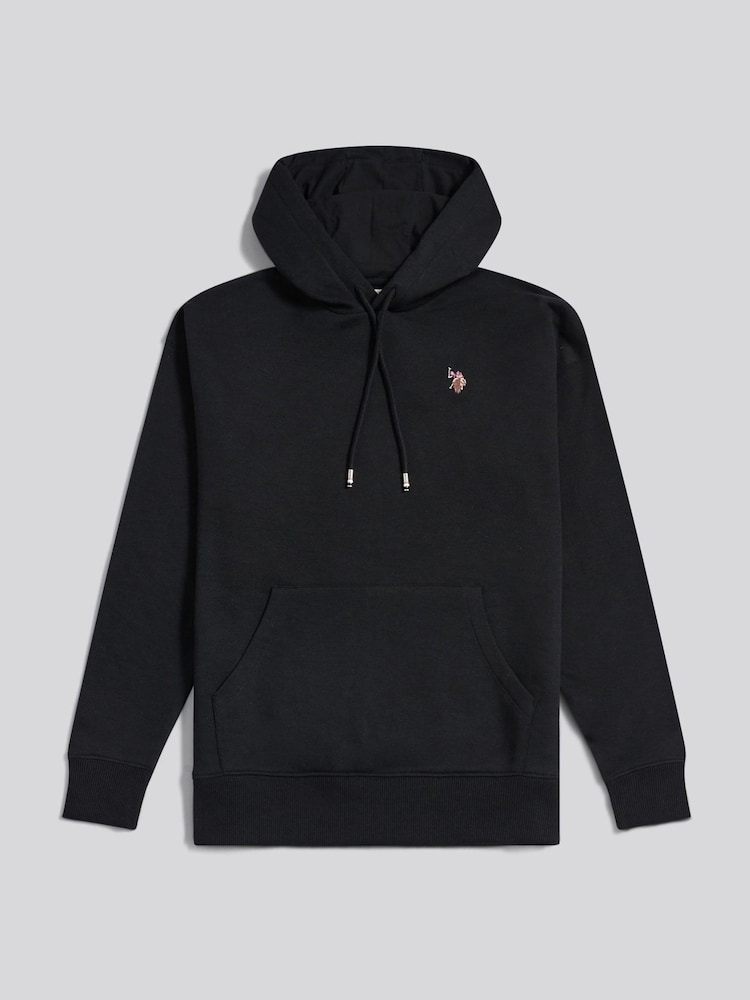 U.S. Polo Assn. Black Double Horsemen Logo Hoodie - Image 1 of 3