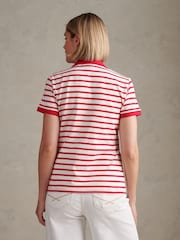 U.S. Polo Assn. Red Luxury Stripe Polo Top - Image 2 of 8