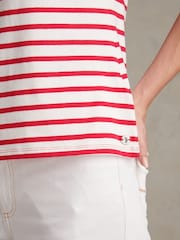 U.S. Polo Assn. Red Luxury Stripe Polo Top - Image 5 of 8