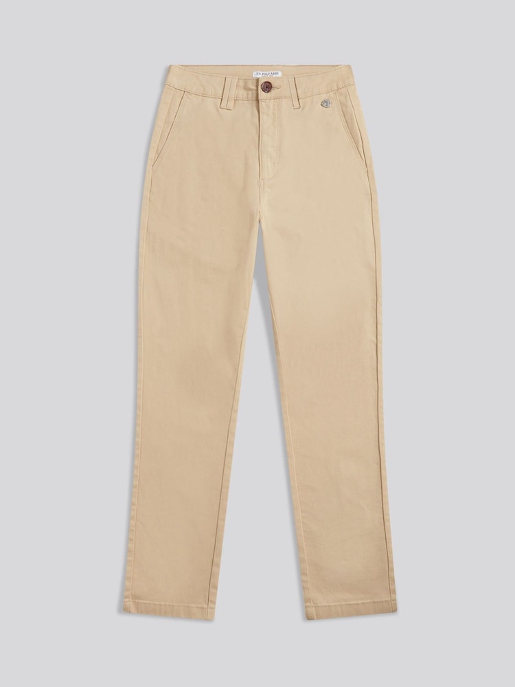 U.S. Polo Assn. Natural Chino Trousers - Image 1 of 3