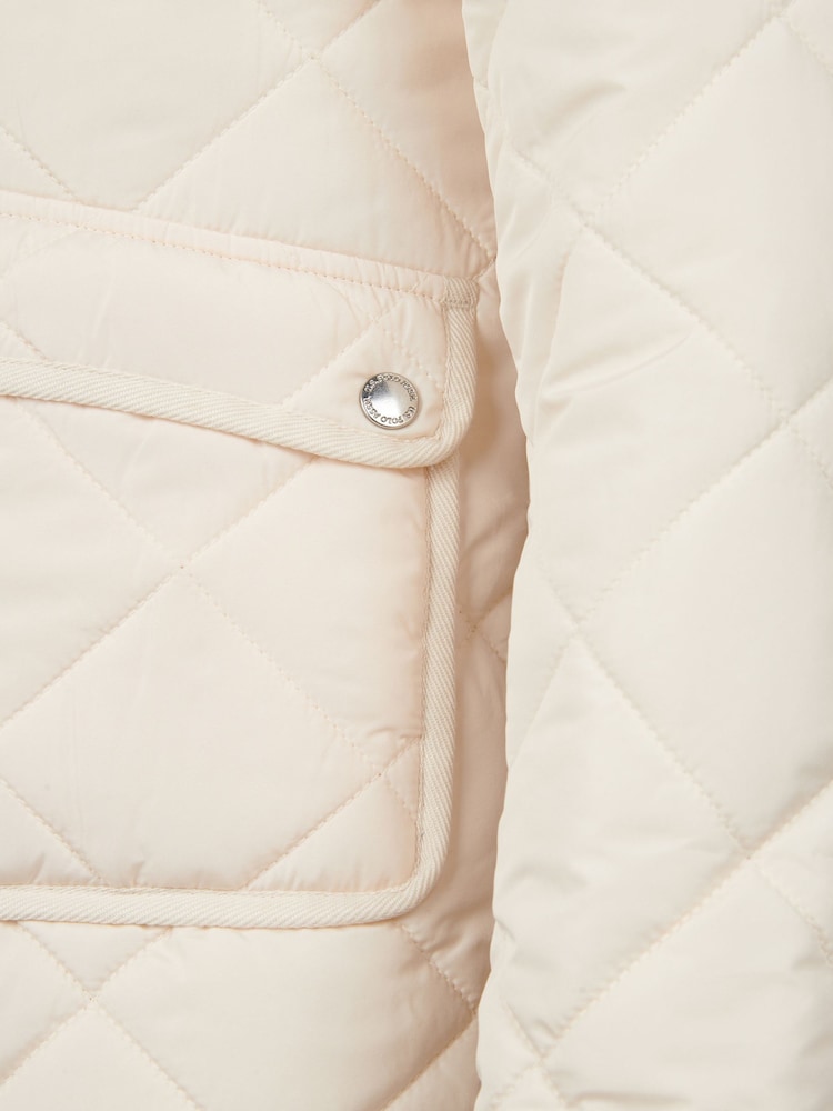 U.S. Polo Assn. Cream Diamond Quilted Jacket - Image 11 of 11