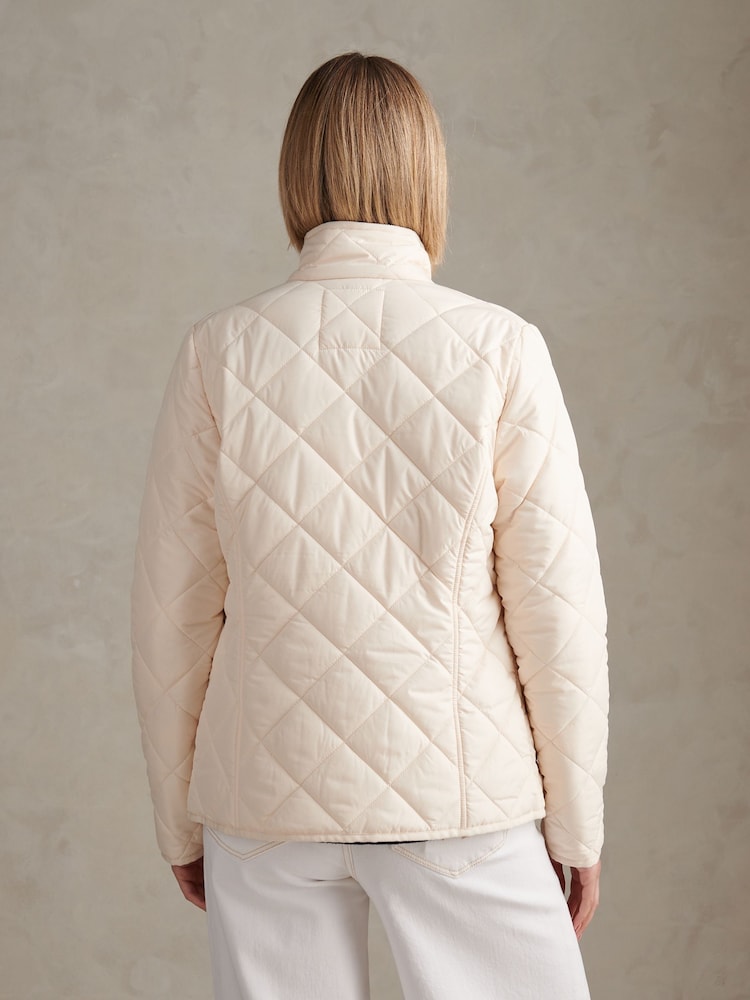 U.S. Polo Assn. Cream Diamond Quilted Jacket - Image 2 of 11