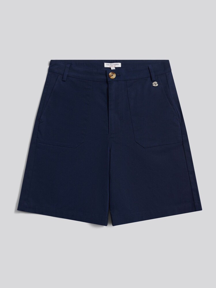 U.S. Polo Assn Blue Longline Chino Shorts - Image 1 of 3