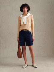 U.S. Polo Assn Blue Longline Chino Shorts - Image 4 of 8