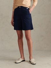 U.S. Polo Assn Blue Longline Chino Shorts - Image 5 of 8