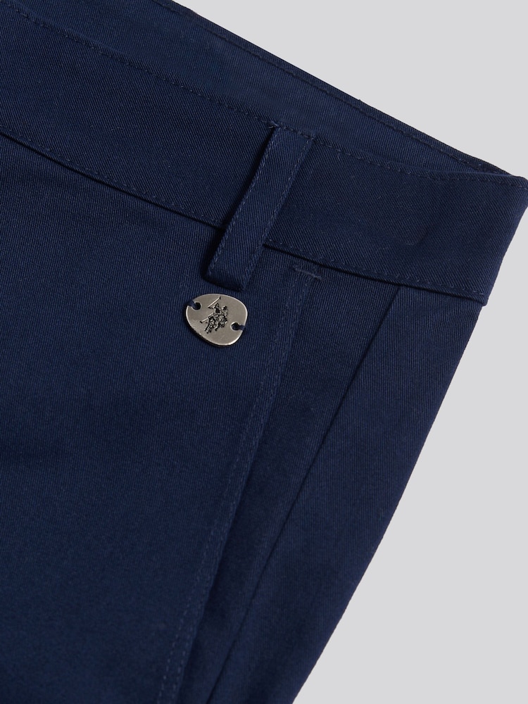 U.S. Polo Assn Blue Longline Chino Shorts - Image 8 of 8 U.S. Polo Assn Blue Longline Chino Shorts - Image 8 of 8