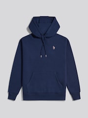 Blau - U.S. Polo Assn – Hoodie mit Doppelreiter-Logo - Bild 1 von 3