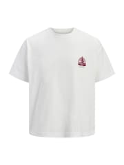 לבן - JACK & JONES Back Print T-Shirt - תמונה 6 מתוך 7