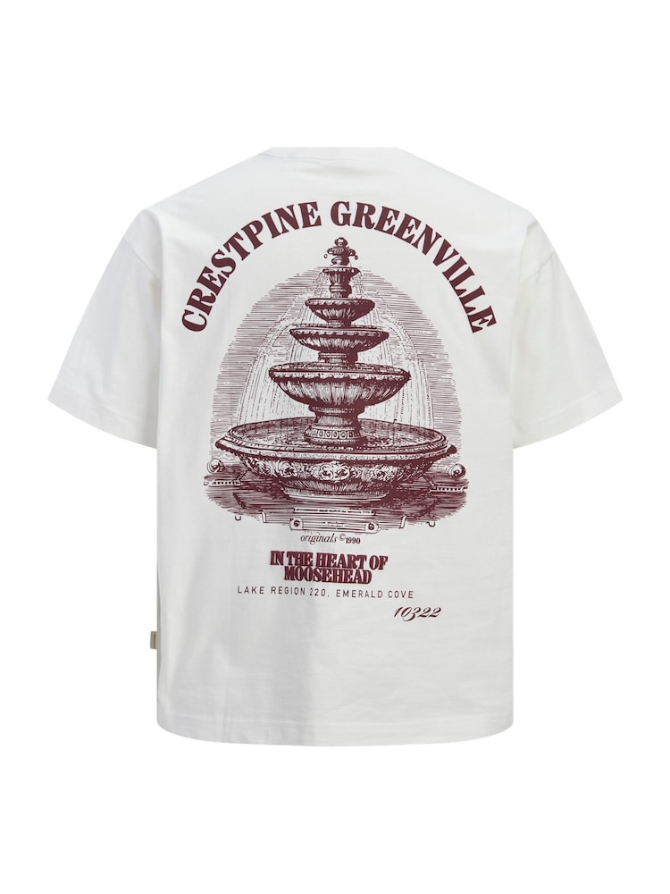 לבן - JACK & JONES Back Print T-Shirt - תמונה 7 מתוך 7 לבן - JACK & JONES Back Print T-Shirt - תמונה 7 מתוך 7