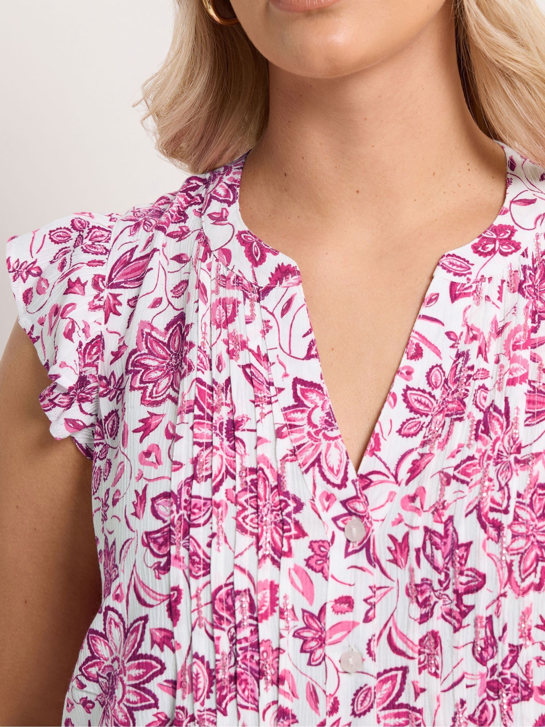 Buy Yours Curve Pink Pintuck Blouse from the Next UK online shop