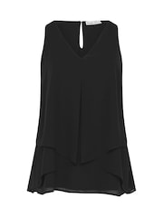 Černý - Yours Curve London Layered Blouse - Obrázek 5 z 5