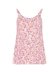 Yours Curve White Floral Swing Vest Top - Image 5 of 5
