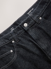 Black Baggy Fit Jeans - Image 9 of 11