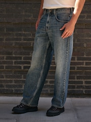 Blue Baggy Fit Jeans - Image 1 of 6