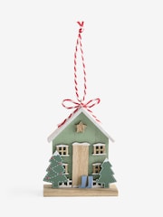 Set of 2 Red Monogram House Baubles - Image 7 of 7