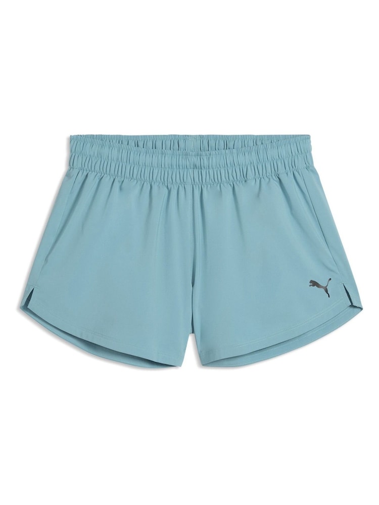 Puma Blue Tad Essentials 3" Woven Shorts - Image 1 of 2 Puma Blue Tad Essentials 3" Woven Shorts - Image 1 of 2