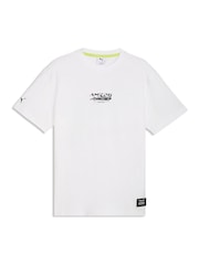Puma White Aston Martin Aramco F1 Team T-Shirt - Image 4 of 5