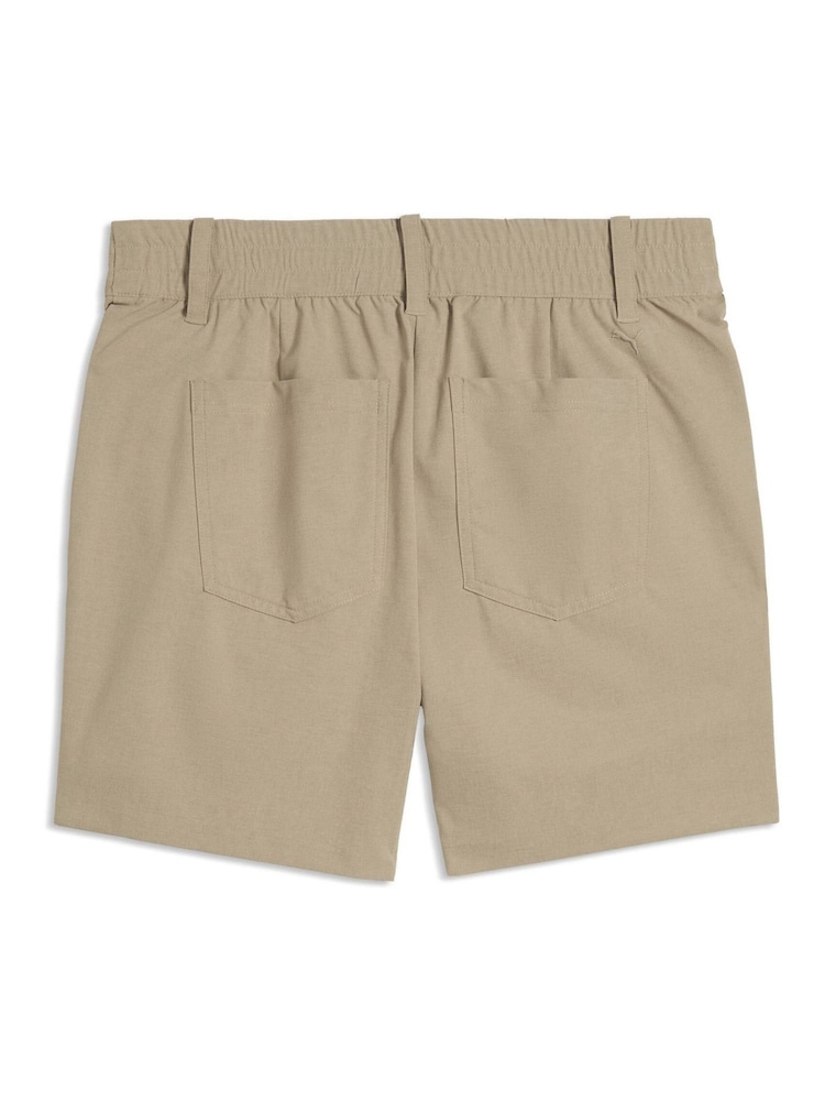 Puma Brown Avant Golf 6" Shorts - Image 2 of 2 Puma Brown Avant Golf 6" Shorts - Image 2 of 2