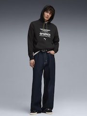 Puma Black Puma Aston Martin Aramco F1 Team Essentials Hoodie - Image 3 of 5