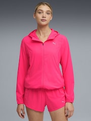 Puma Pink Velocity Woven Running Jacket - Image 1 of 7