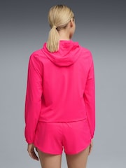 Puma Pink Velocity Woven Running Jacket - Image 2 of 7