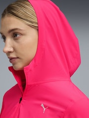 Puma Pink Velocity Woven Running Jacket - Image 5 of 7