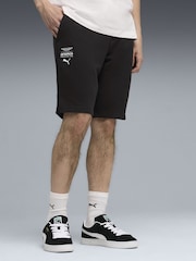 Puma Black Aston Martin Aramco F1 Team Essentials Shorts - Image 1 of 5