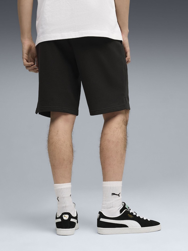 Puma Black Aston Martin Aramco F1 Team Essentials Shorts - Image 2 of 5 Puma Black Aston Martin Aramco F1 Team Essentials Shorts - Image 2 of 5