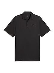 Puma Black Pure 3.0 Golf Polo Shirt - Image 1 of 2