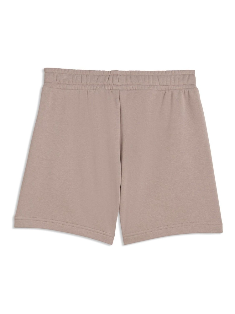 Puma Brown Wardrobe Essentials Relaxed Shorts - Image 5 of 5 Puma Brown Wardrobe Essentials Relaxed Shorts - Image 5 of 5
