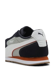 Puma Grey/Navy ST Miler Trainers - Image 6 of 6