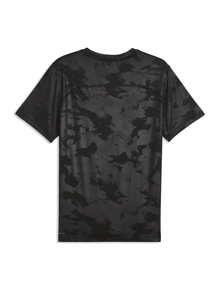 Puma Black Cloudspun Embossed T-Shirt - Image 5 of 5