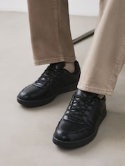 Czarny - Buty sportowe z imitacji zamszu - Obraz 1 z 2
