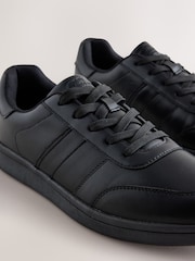 Black Suedette Trainers - Image 5 of 7
