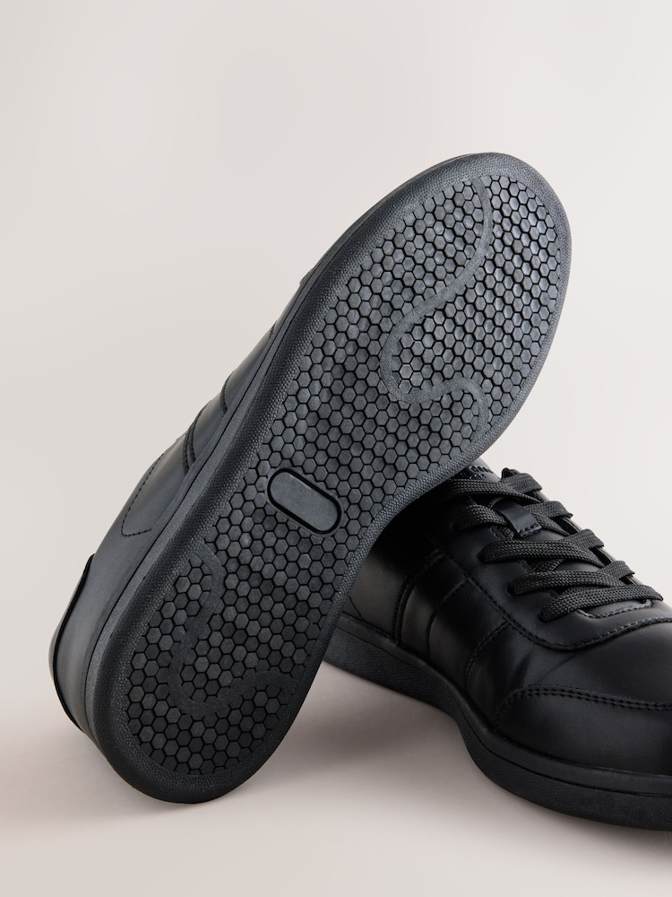 Black Suedette Trainers - Image 7 of 7 Black Suedette Trainers - Image 7 of 7