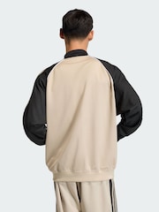 adidas Originals Cream Loose Mesh Track Top - Image 2 of 5