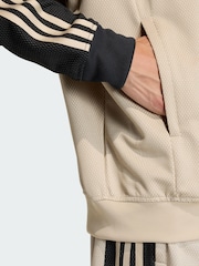 adidas Originals Cream Loose Mesh Track Top - Image 4 of 5