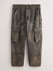 Brown Camo Cargo Baggy Fit EDIT Jeans - Image 8 of 12