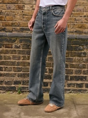 Grey Baggy Flared Jeans - Image 1 of 10