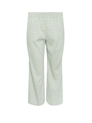 PixieGirl Petite Green Gingham Wide Leg Trousers - Image 2 of 2