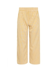 PixieGirl Petite Yellow Gingham Wide Leg Trousers - Image 2 of 2