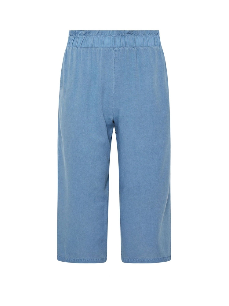 PixieGirl Petite Acid Wash Cropped Trousers - 6的图像6｝