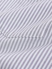 Purple Long Sleeve N.Premium 100% Cotton Regular Fit Oxford Shirt - Image 6 of 7
