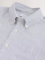Purple Long Sleeve N.Premium 100% Cotton Regular Fit Oxford Shirt - Image 7 of 7