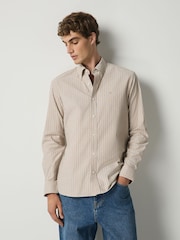 Neutral Stretch Oxford Short Sleeve Shirt - Image 4 of 8