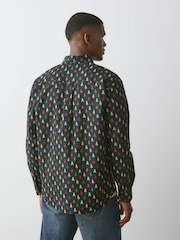 Schwarz Baum - Printed Christmas Shirt - Bild 4 von 8