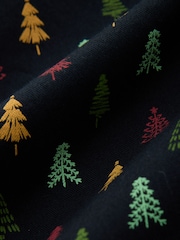 Schwarz Baum - Printed Christmas Shirt - Bild 7 von 8